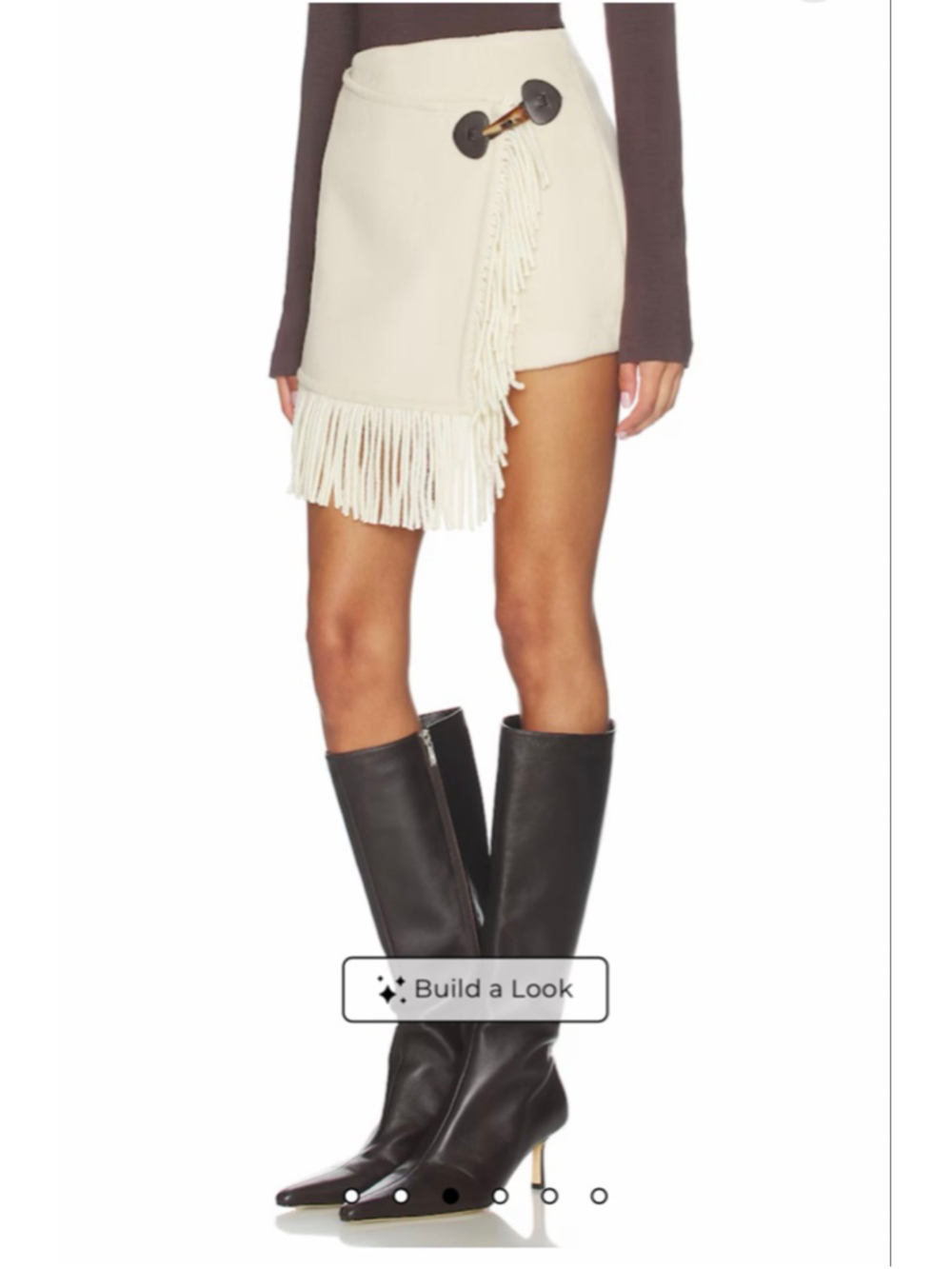 Revolve Lovers & Friends| Whitney Wool Skirt| NWT |Size small|$209 Retail - Picture 4 of 10